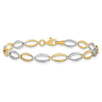 Leslie's 10K Two-tone D/C Bracelet - Image 3