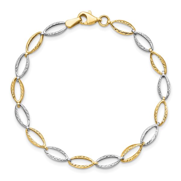 Leslie's 10K Two-tone D/C Bracelet - Image 4