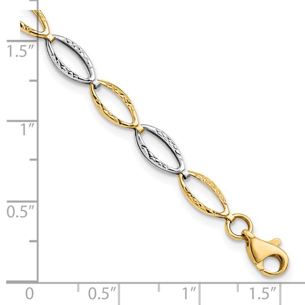 Leslie's 10K Two-tone D/C Bracelet - Image 5