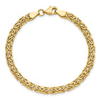 Leslie's 10K Polished Byzantine Bracelet - Image 4