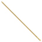 Leslie's 10K 3.0mm Wide Diamond-Cut Double Rope Bracelet - Image 2