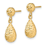 Leslie's 10K D/C Post Dangle Earrings - Image 2