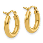 Leslie's 10K Polished Hinged Hoop Earrings - Image 4