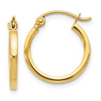 Leslie's 10K Polished Hinged Hoop Earrings