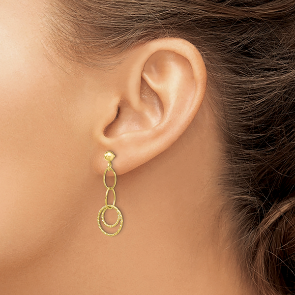 Leslie's 10K Post Dangle Earrings - Image 3