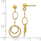 Leslie's 10K Post Dangle Earrings - Image 4