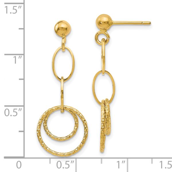 Leslie's 10K Post Dangle Earrings - Image 4