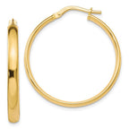 Leslie's 10K Gold Polished Hoop Earrings