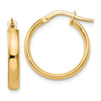 Leslie's 10K Gold Polished Hoop Earrings