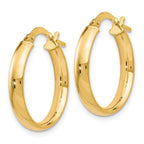 Leslie's 10K Gold Polished Hoop Earrings - Image 2