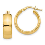 Leslie's 10K Gold Polished Hoop Earrings