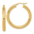 Leslie's 10K Polished Lightweight Hoop Earrings