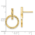 Leslie's 10K Polished D/C Post Dangle Earrings - Image 4