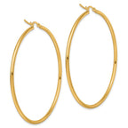 Leslie's 10K Polished Hinged Hoop Earrings - Image 4