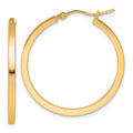 Leslie's 10k 2mm Square Tube Hoop Earrings