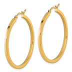 Leslie's 10k 2mm Square Tube Hoop Earrings - Image 2