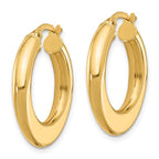 Leslie's 10K Polished Hoop Earrings - Image 2