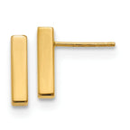 Leslie's 10K Polished Post Bar Earrings