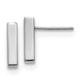 Leslie's 10K White Gold Polished Post Earrings