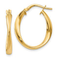 Leslie's 10K Polished Hoop Earrings