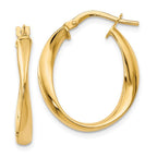 Leslie's 10K Polished Hoop Earrings