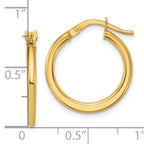 Leslie's 10K Polished Round Hoop Earrings - Image 5