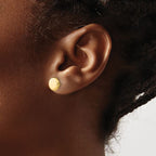 Leslie's 10k Polished Button Post Earrings - Image 3