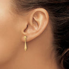 Leslie's 10K Polished Post Dangle Earrings - Image 3