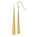 Leslie's 10K Polished Shepherd Hook Earrings