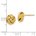 Leslie's 10K Knot Polished D/C Post Earrings - Image 4