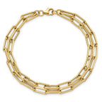 Leslie's 10k Polished Double-layer Link Bracelet - Image 3
