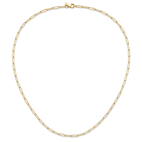 Leslie's 10K Polished Fancy Link Necklace - Image 3