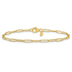 Leslie's 10K Polished Fancy Link Bracelet - Image 3