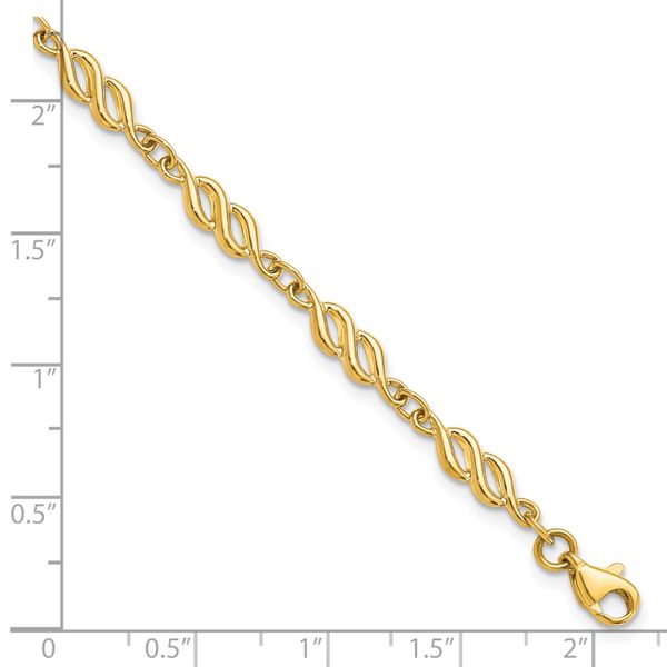 Leslie's 10K Polished Bracelet - Image 4