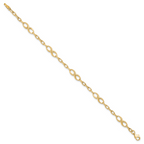 Leslie's 10K Polished Link Bracelet - Image 2