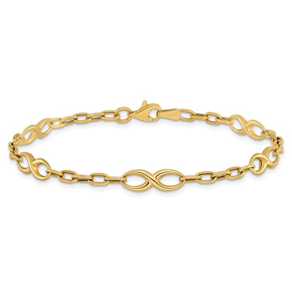 Leslie's 10K Polished Link Bracelet - Image 3