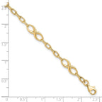 Leslie's 10K Polished Link Bracelet - Image 5