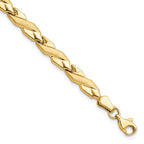 Leslie's 10K Polished and Brushed Bracelet