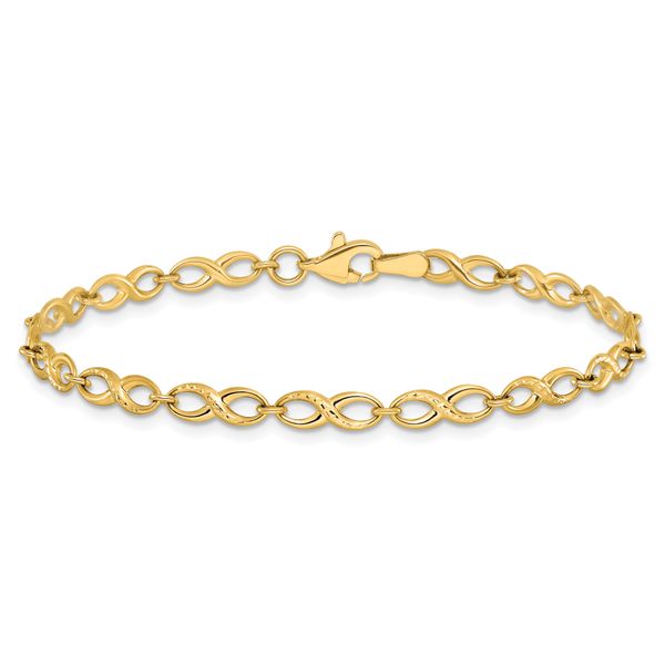 Leslie's 10K Polished and D/C Bracelet - Image 3