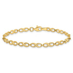 Leslie's 10K Polished and D/C Bracelet - Image 3