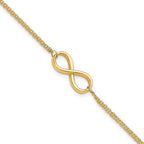 Leslie's 10K Polished Infinity Bracelet