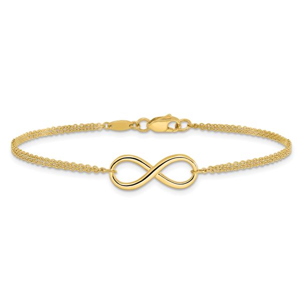 Leslie's 10K Polished Infinity Bracelet - Image 3