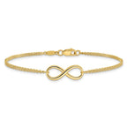 Leslie's 10K Polished Infinity Bracelet - Image 3