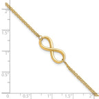 Leslie's 10K Polished Infinity Bracelet - Image 4