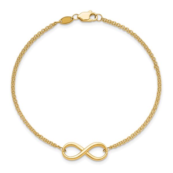 Leslie's 10K Polished Infinity Bracelet - Image 5