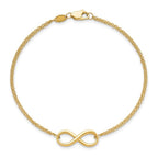 Leslie's 10K Polished Infinity Bracelet - Image 5