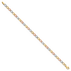 Leslie's 10K Tri-Color D/C Bracelet - Image 2