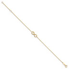 Leslie's 10K Polished Infinity with 1in ext. Bracelet - Image 2