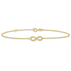 Leslie's 10K Polished Infinity with 1in ext. Bracelet - Image 3