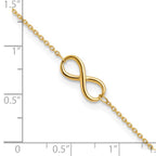 Leslie's 10K Polished Infinity with 1in ext. Bracelet - Image 5